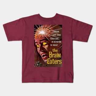 Classic Science Fiction Movie Poster - The Brain Eaters Kids T-Shirt